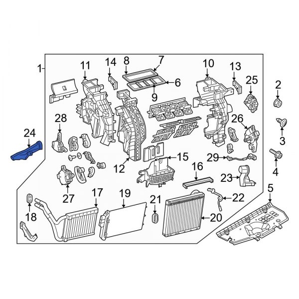 Cabin Air Intake Duct