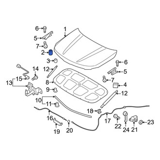 Kia OE - Front Hood Stop Buffer