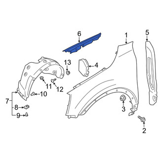 Kia OE - Front Left Fender Apron