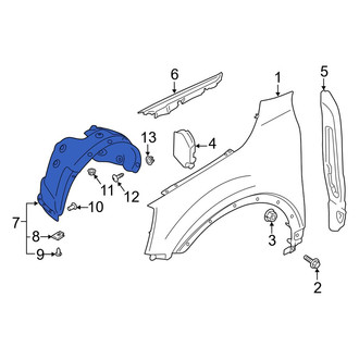 Kia OE - Front Right Fender Splash Shield