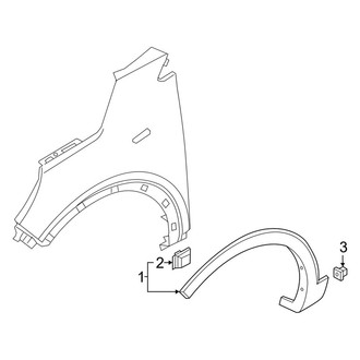 Kia OE - Fender - Exterior Trim