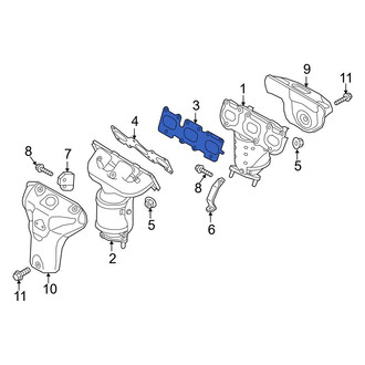 Kia OE - Right Exhaust Manifold Gasket