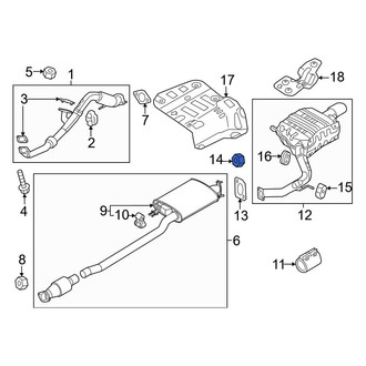 Kia OE - Exhaust Pipe Nut