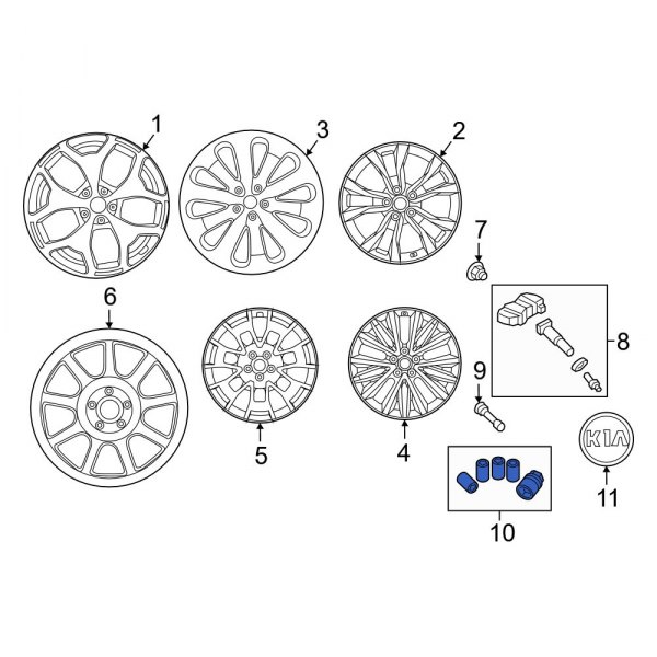 Wheel Lock Set