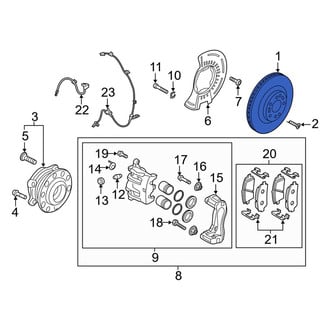 Kia OE - Front Disc Brake Rotor