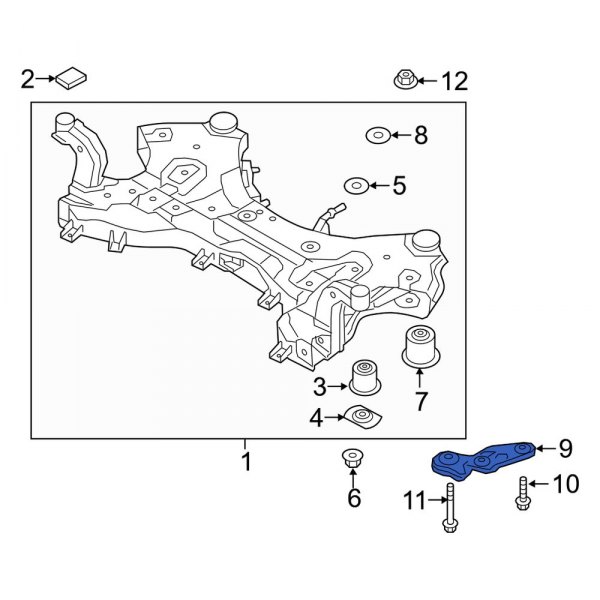 Suspension Subframe Reinforcement Bracket