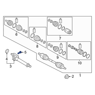 Kia OE - CV Intermediate Shaft Bolt