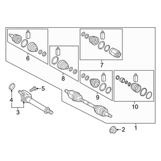 Kia OE - Front Suspension - Drive Axles