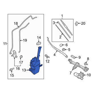 Kia OE - Washer Fluid Reservoir