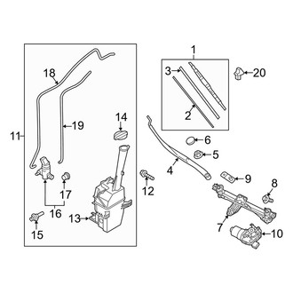 Kia OE - Washer Fluid Reservoir