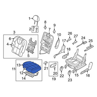 Kia OE - Center Left Seat Cover