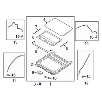 Kia OE - Sunroof Frame Nut