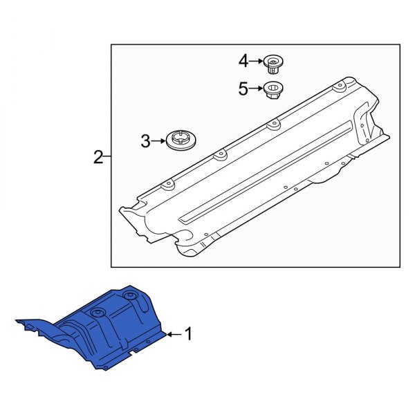 Floor Pan Splash Shield