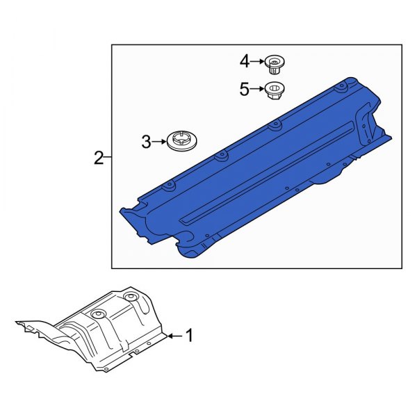 Floor Pan Splash Shield