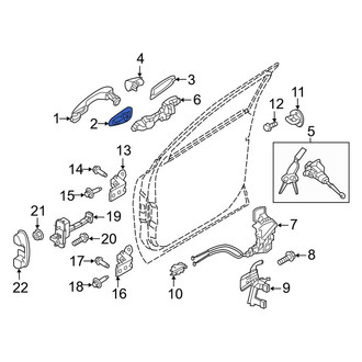 Kia OE - Exterior Door Handle Pad