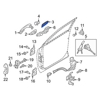 Kia OE - Exterior Door Handle Pad