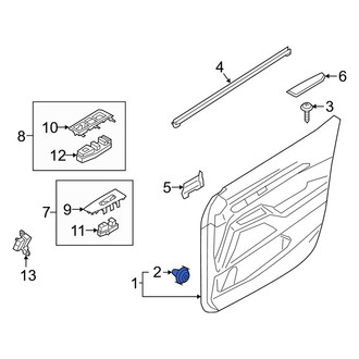 Kia OE - Door Interior Trim Panel Retainer