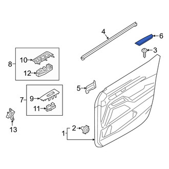 Kia OE - Rear Left Exterior Door Handle Cover