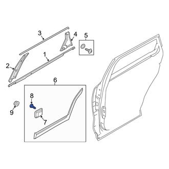 Kia OE - Door Molding Screw