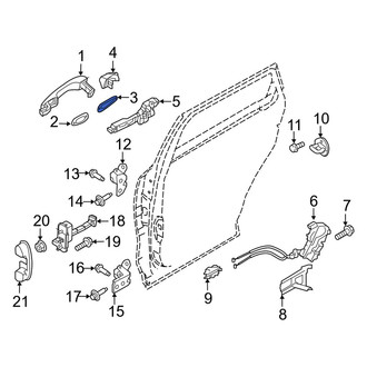 Kia OE - Exterior Door Handle Pad