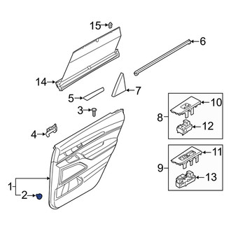 Kia OE - Door Interior Trim Panel Retainer