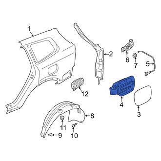 Kia OE - Rear Fuel Filler Housing