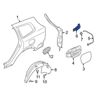 Kia OE - Rear Fuel Door Latch