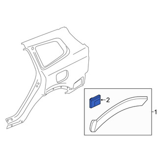 Kia OE - Wheel Arch Molding Clip