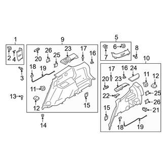 Kia OE - Quarter Panel - Interior Trim