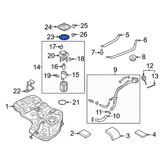 Kia OE - Fuel Tank Lock Ring