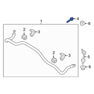 Kia OE - Suspension Stabilizer Bar Bracket Bolt