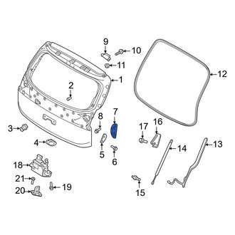 Kia OE - Rear Liftgate Stop Bumper