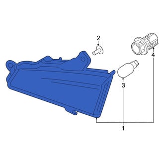 Kia OE - Rear Left Inner Back Up Light Assembly