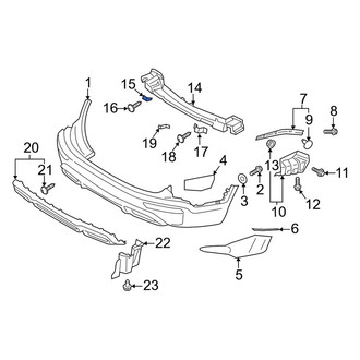 Kia OE - Rear Lower Bumper Impact Bar Bracket