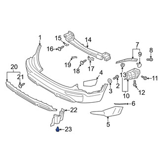 Kia OE - Floor Pan Splash Shield Clip