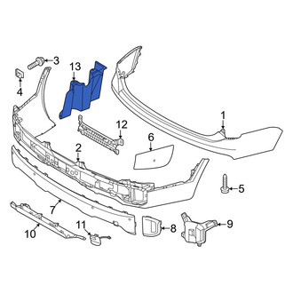 Kia OE - Rear Left Bumper Splash Shield