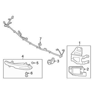 Kia OE - Rear Bumper - Electrical Components