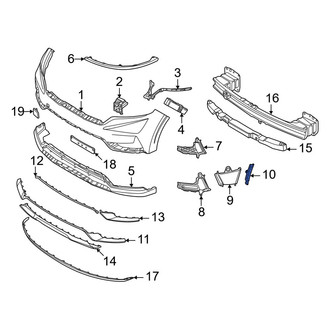 Kia OE - Right Brake Air Duct Bracket