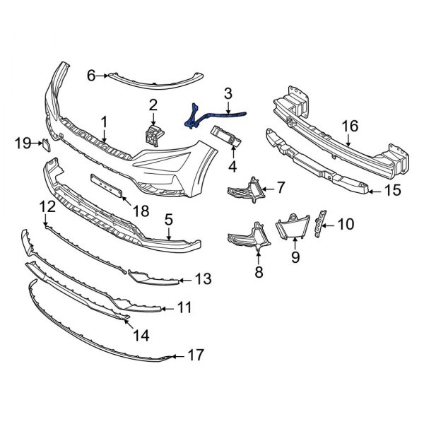 Bumper Cover Bracket