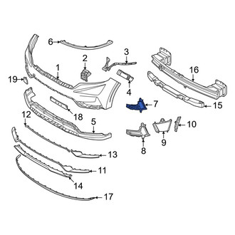 Kia OE - Front Right Fog Light Cover
