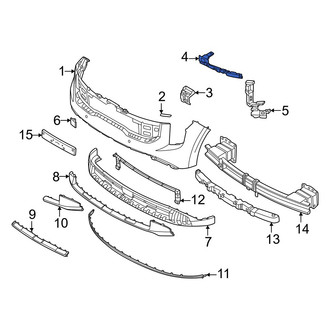 Kia OE - Front Left Bumper Cover Bracket