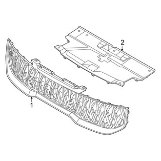 Kia OE - Front Bumper & Grille - Grille & Components