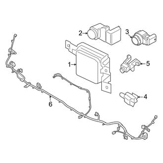 Kia OE - Front Bumper & Grille - Electrical Components (EX / LX / LXS / SX)