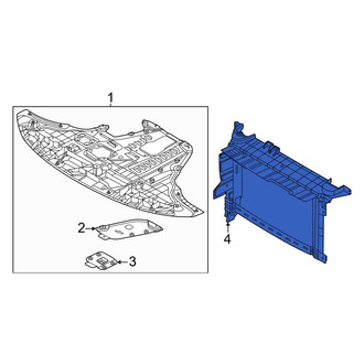 Kia OE - Front Radiator Support Air Deflector
