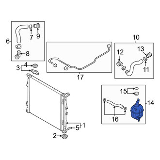 Kia OE - Engine Coolant Reservoir Nut