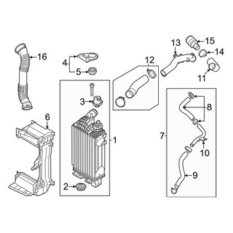 Kia OE - Cooling - Intercooler (1.6L)