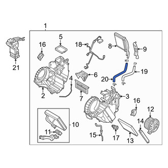 Kia OE - HVAC Heater Hose