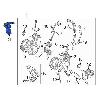 Kia OE - Rear Cabin Air Intake Duct