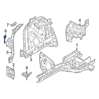 Kia OE - Right Fender Apron Reinforcement Bracket