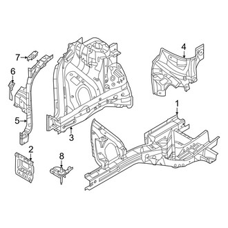 Kia OE - Fender - Structural Components & Rails